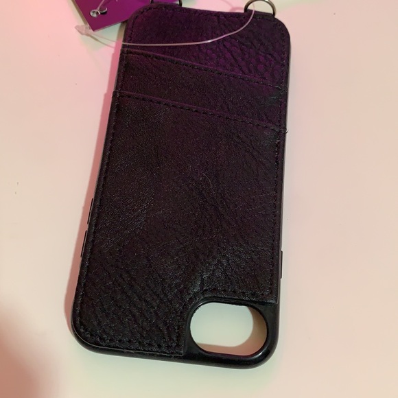 K. Carroll Black Cell Case iPhone 6/6S/7 w/Crossbody Strap - Picture 7 of 12